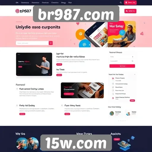 Análise da interface do site br987.com